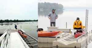 Two different ADA Kayak Launches 