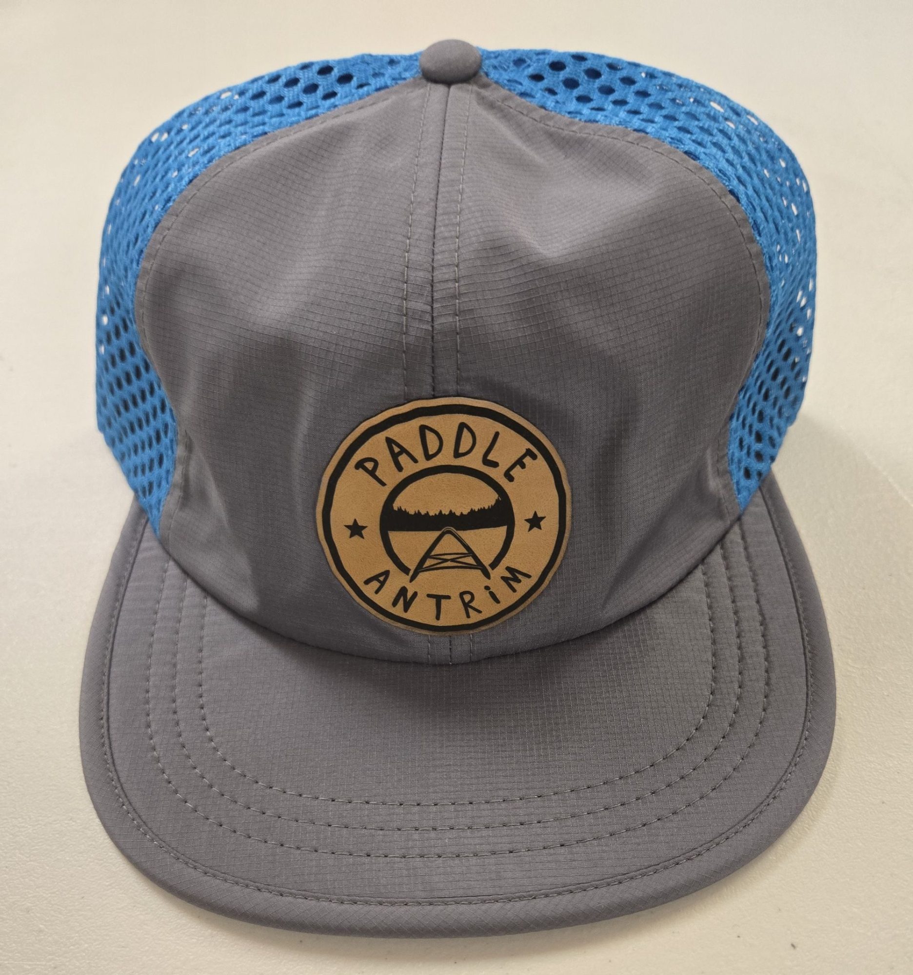 Quick-dry Mesh Sport Hat - Blue/Grey